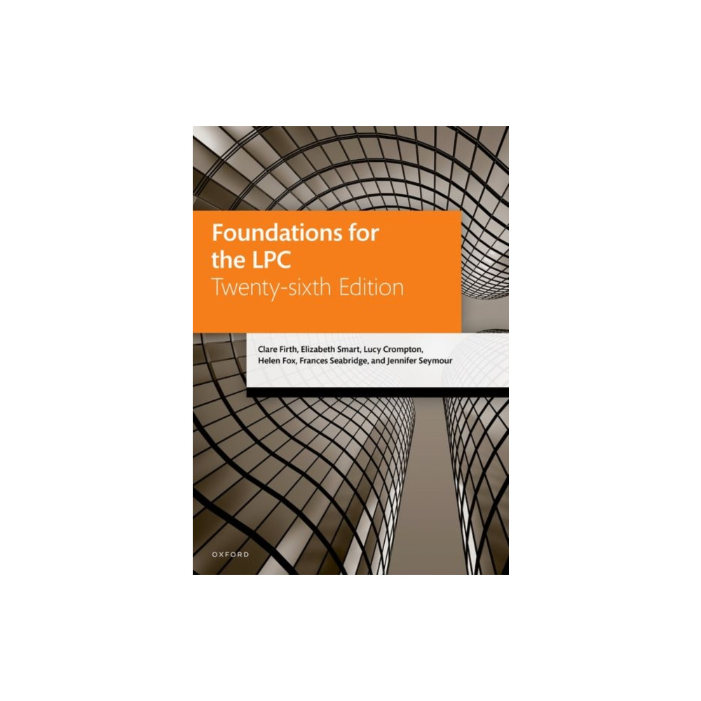 Produktbild för Foundations for the LPC (häftad, eng)