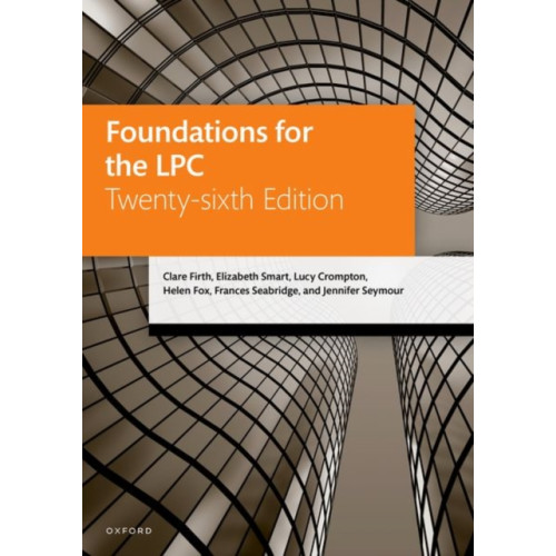 Oxford University Press Foundations for the LPC (häftad, eng)