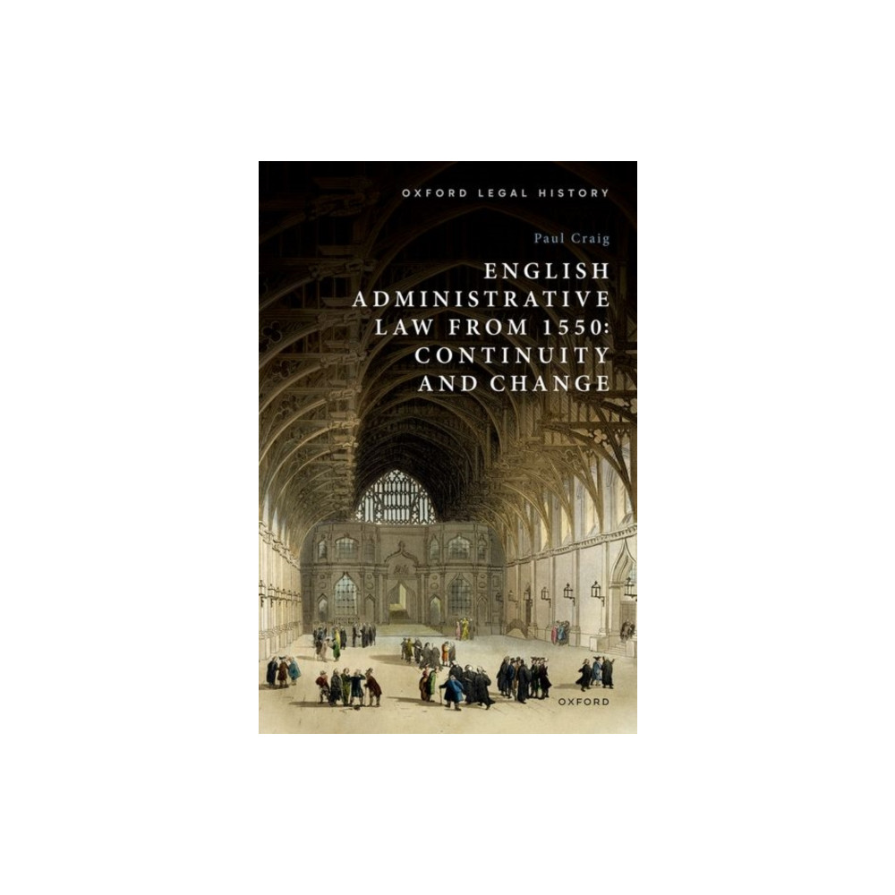 Produktbild för English Administrative Law from 1550 (inbunden, eng)