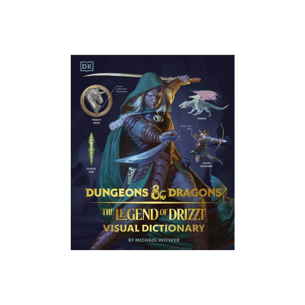 Produktbild för Dungeons & Dragons The Legend of Drizzt Visual Dictionary (inbunden, eng)