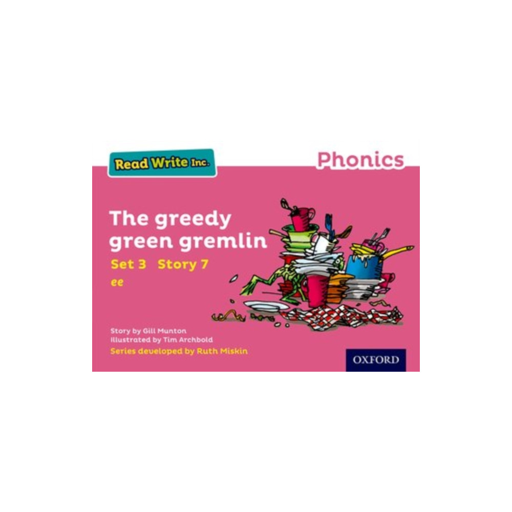 Produktbild för Read Write Inc. Phonics: The Greedy Green Gremlin (Pink Set 3 Storybook 7) (häftad, eng)