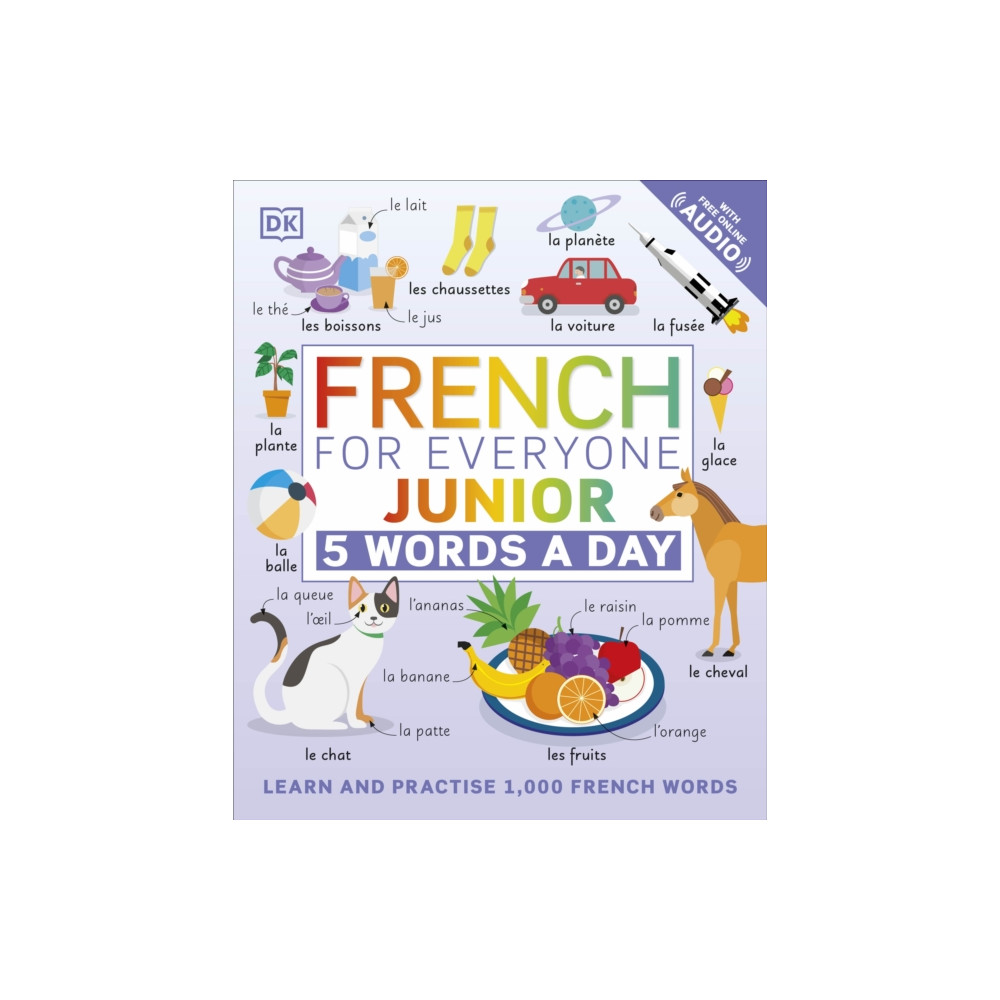 Produktbild för French for Everyone Junior 5 Words a Day (häftad, eng)