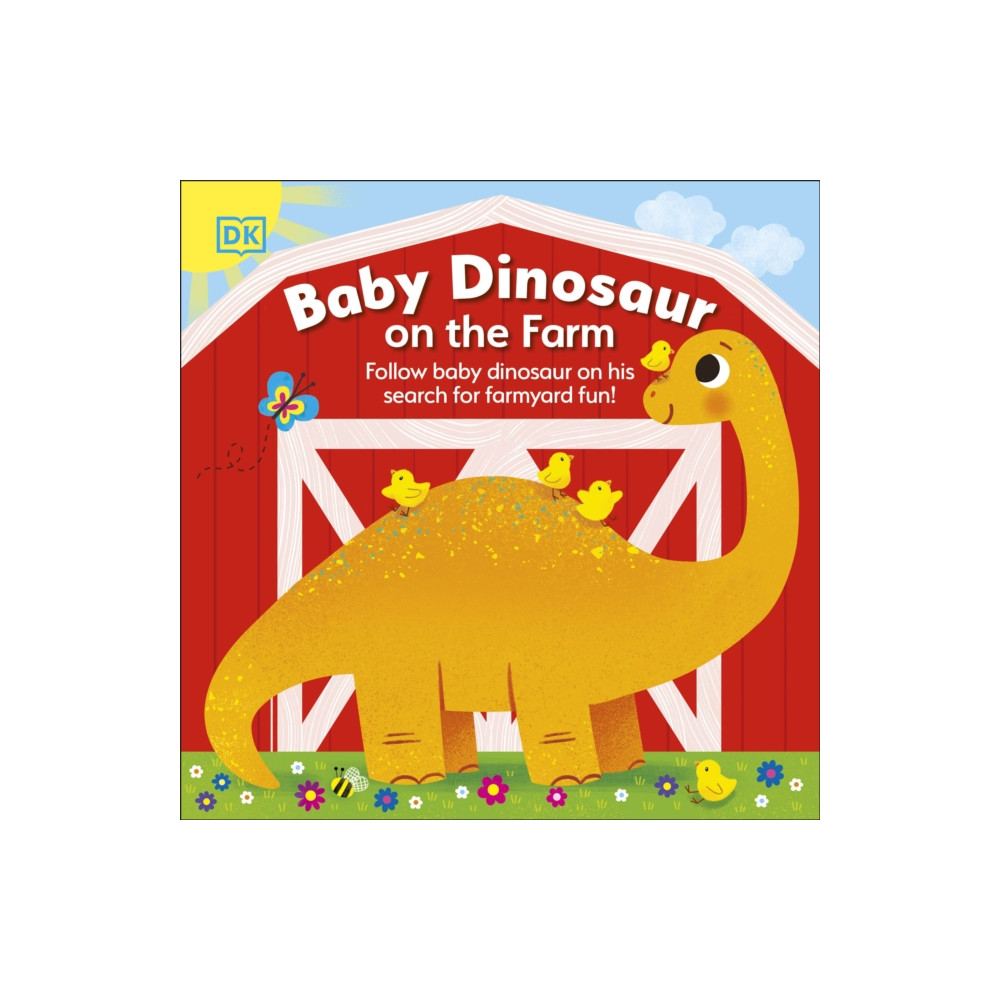 Produktbild för Baby Dinosaur on the Farm (bok, board book, eng)