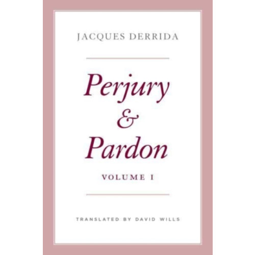 The university of chicago press Perjury and Pardon, Volume I (inbunden, eng)