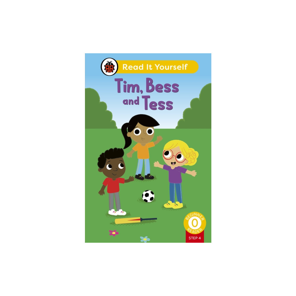Produktbild för Tim, Bess and Tess (Phonics Step 4): Read It Yourself - Level 0 Beginner Reader (inbunden, eng)