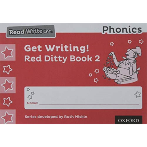 Oxford University Press Read Write Inc. Phonics: Get Writing! Red Ditty Book 2 Pack of 10 (häftad, eng)