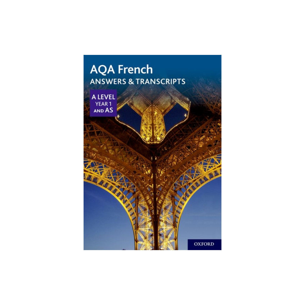 Produktbild för AQA French A Level Year 1 and AS Answers & Transcripts (häftad, eng)