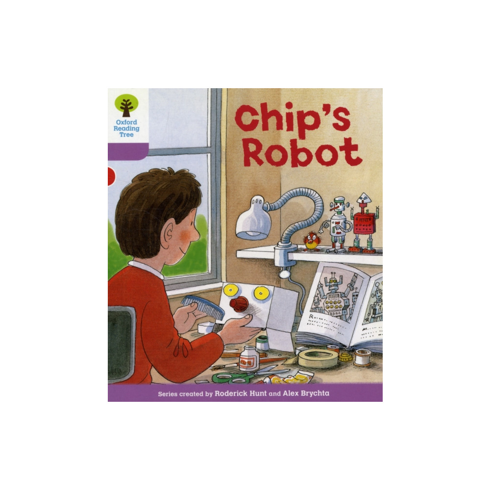 Produktbild för Oxford Reading Tree: Level 1+: More First Sentences B: Chip's Robot (häftad, eng)