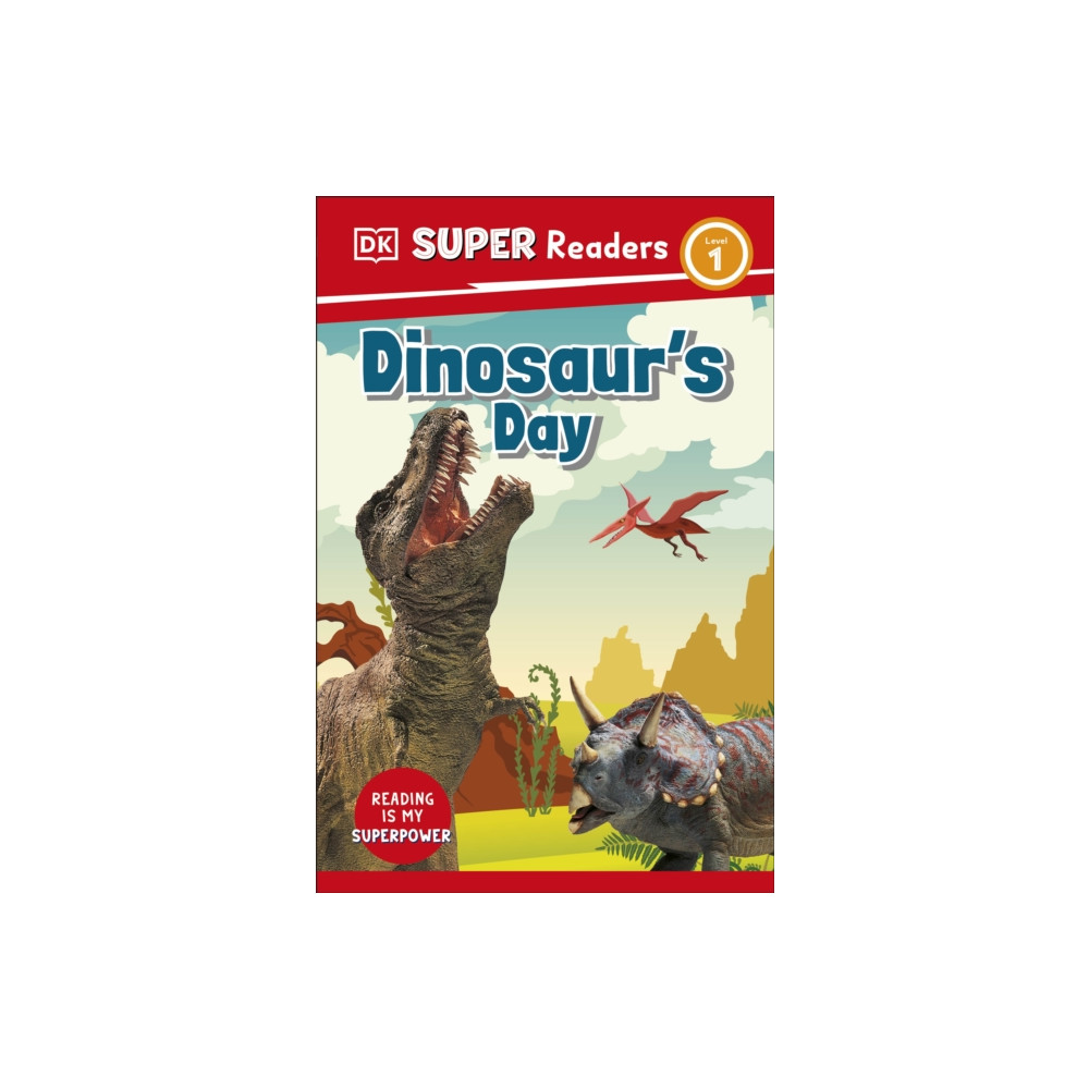 Produktbild för DK Super Readers Level 1 Dinosaur's Day (häftad, eng)