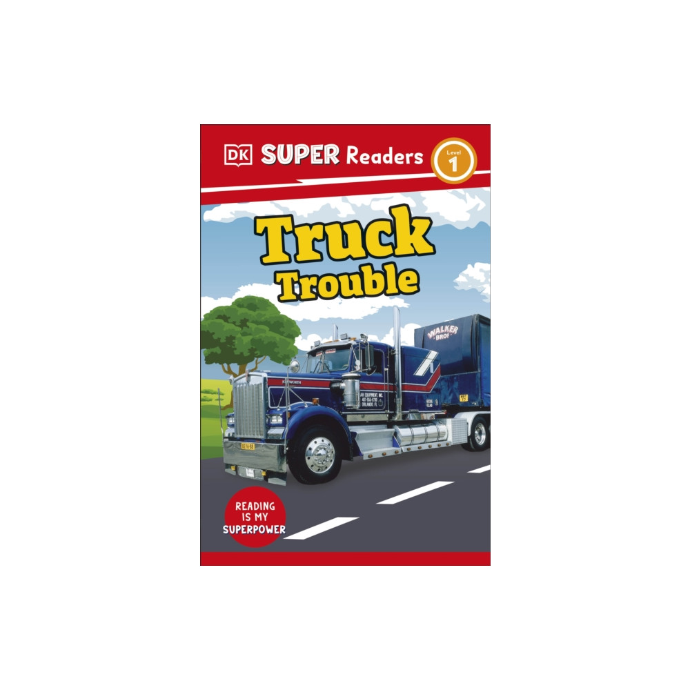 Produktbild för DK Super Readers Level 1 Truck Trouble (häftad, eng)