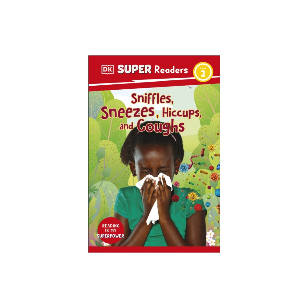 Produktbild för DK Super Readers Level 2 Sniffles, Sneezes, Hiccups, and Coughs (häftad, eng)