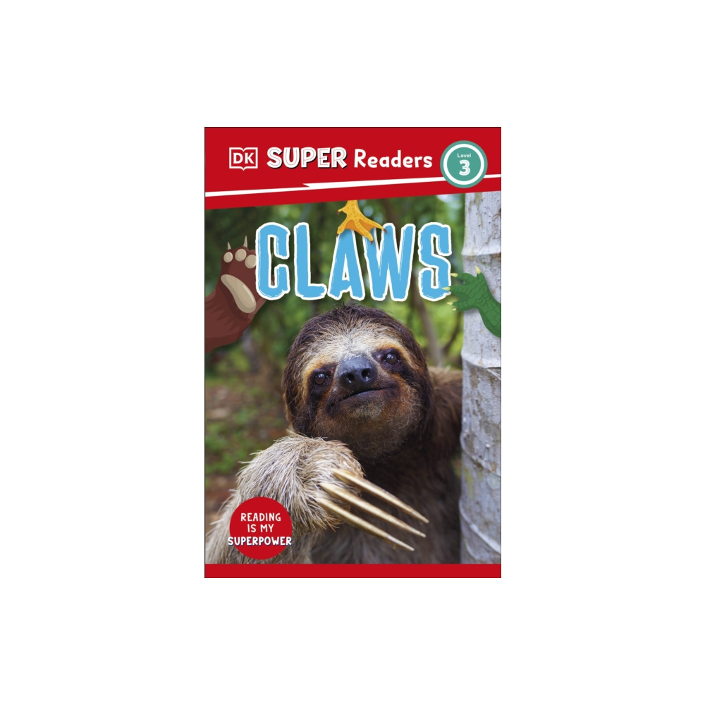 Produktbild för DK Super Readers Level 3 Claws (häftad, eng)