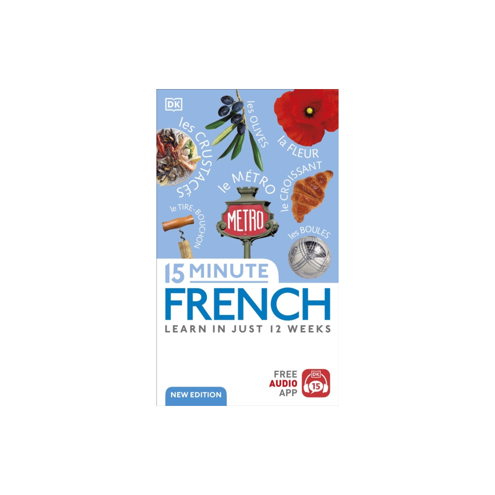 Produktbild för 15 Minute French (häftad, eng)