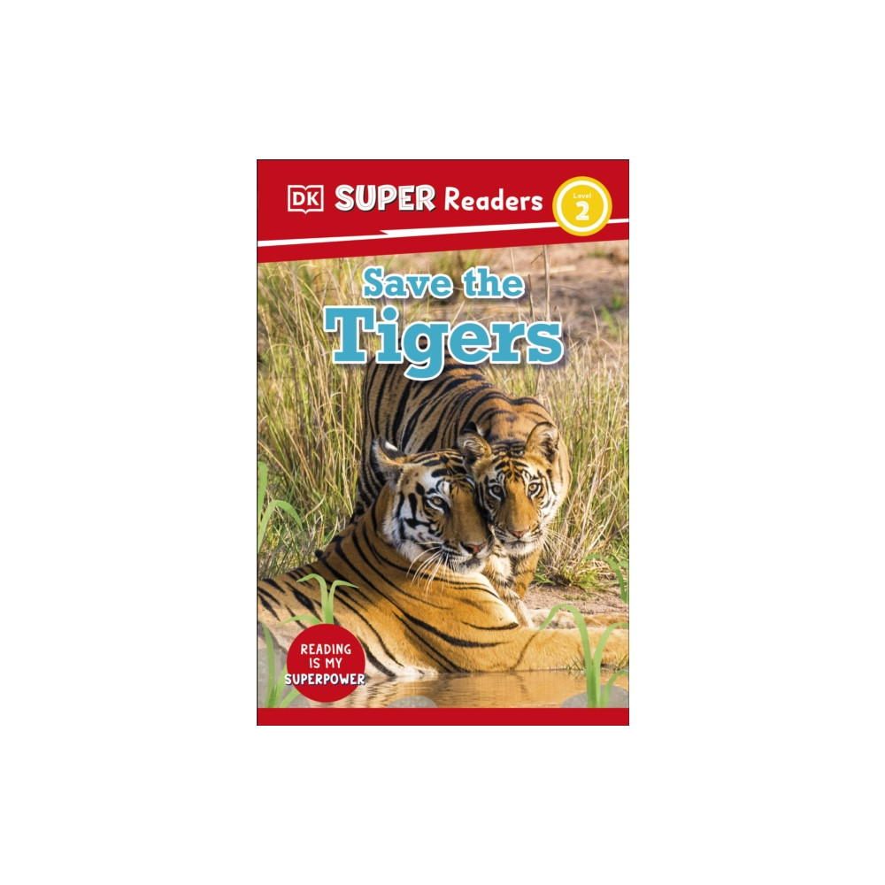 Produktbild för DK Super Readers Level 2 Save the Tigers (häftad, eng)