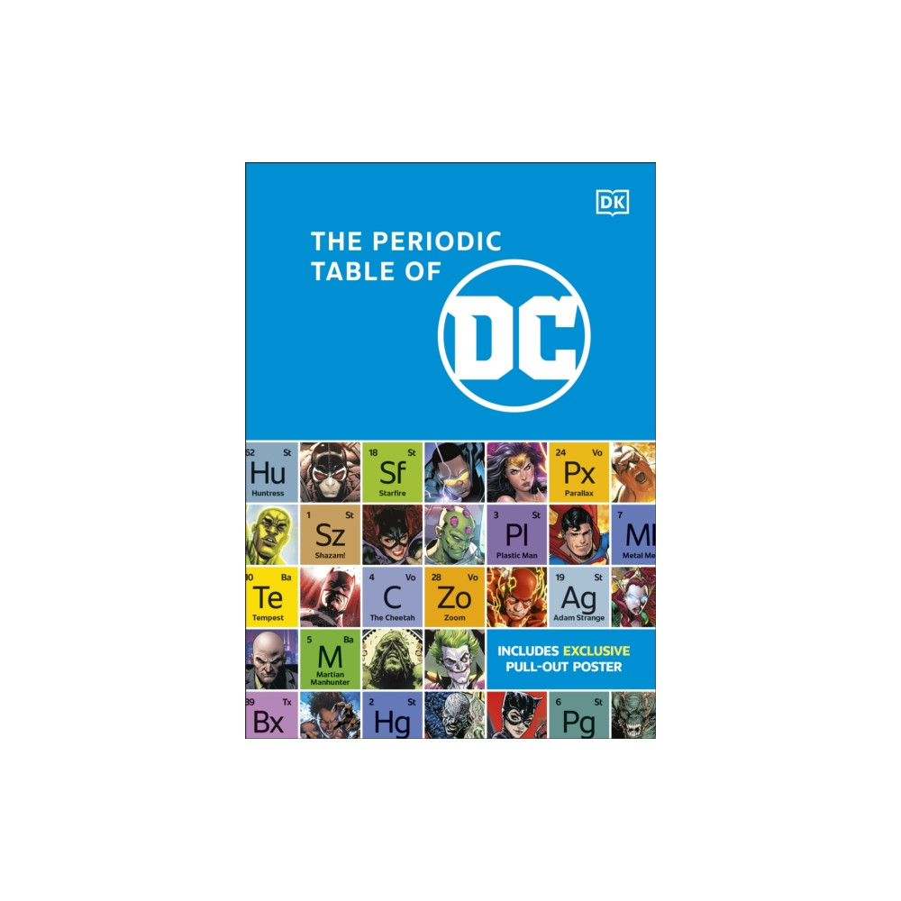 Produktbild för The Periodic Table of DC (inbunden, eng)