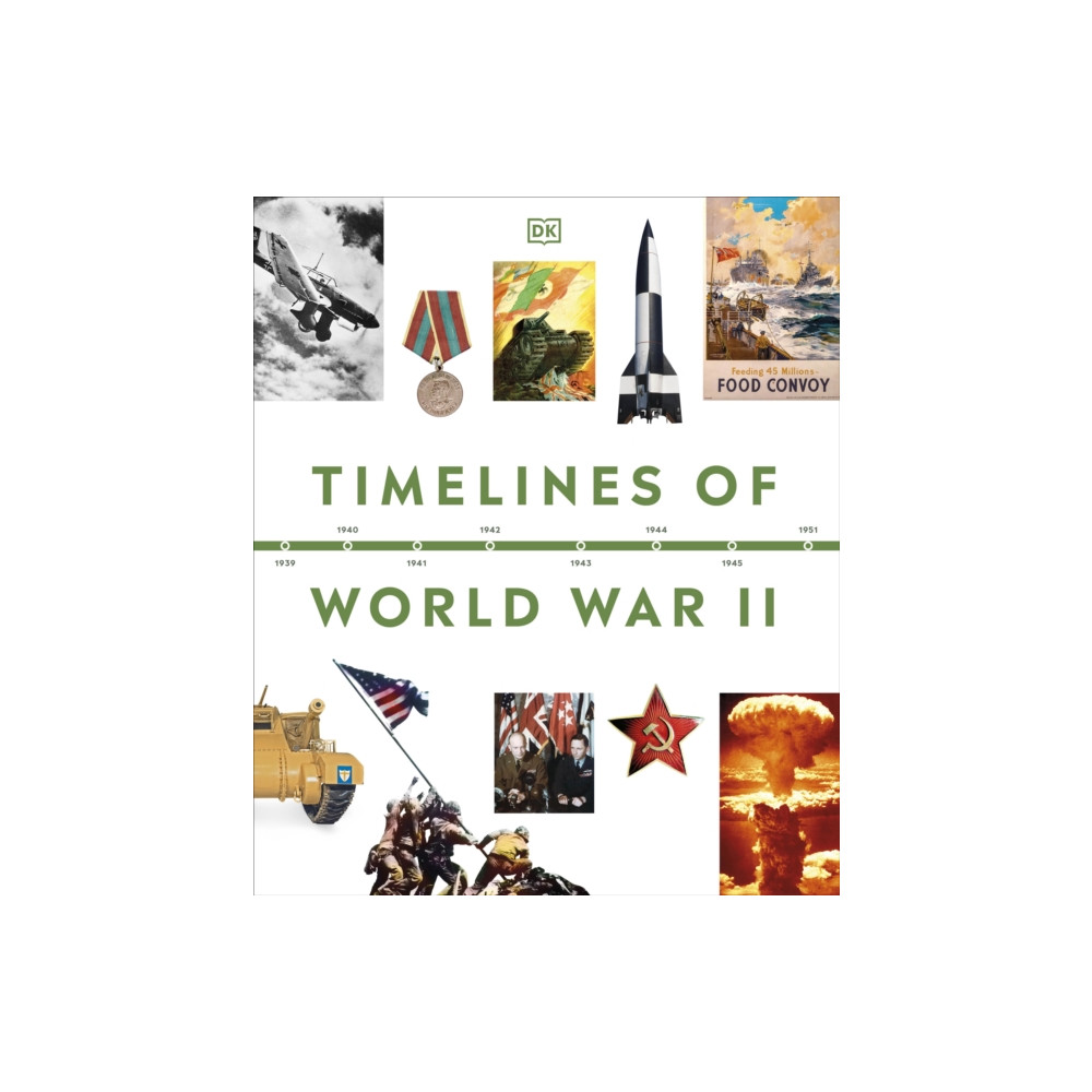 Produktbild för Timelines of World War II (inbunden, eng)
