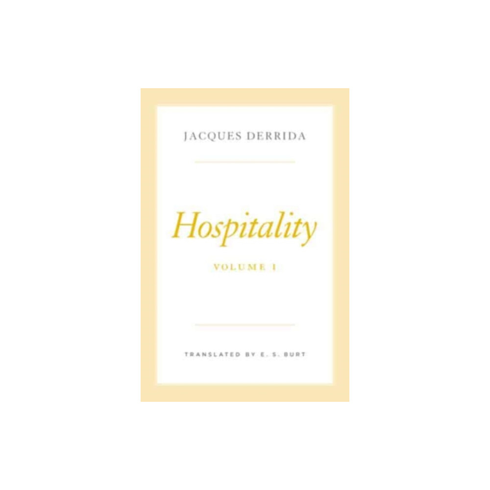 Produktbild för Hospitality, Volume I (inbunden, eng)