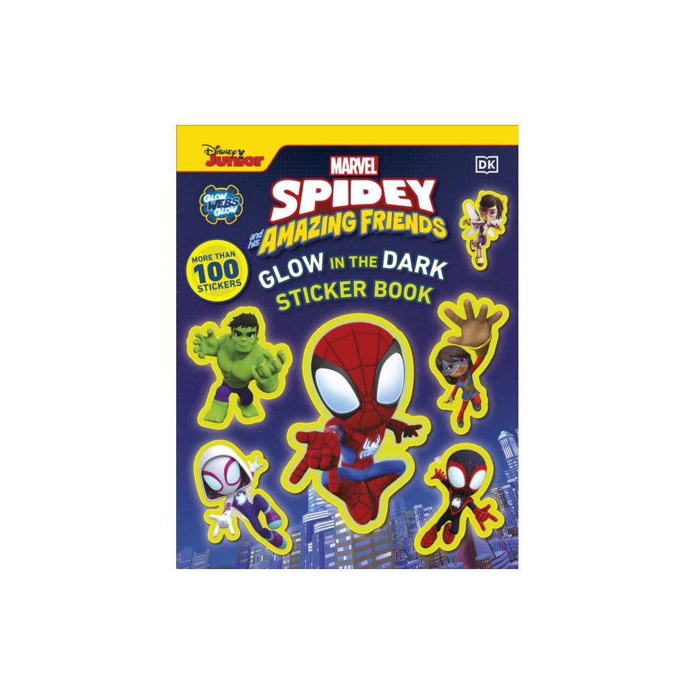 Produktbild för Marvel Spidey and His Amazing Friends Glow in the Dark Sticker Book (häftad, eng)
