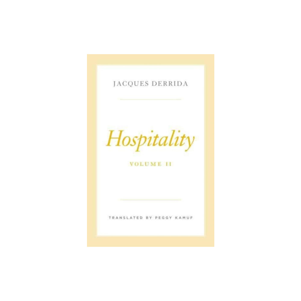 Produktbild för Hospitality, Volume II (inbunden, eng)