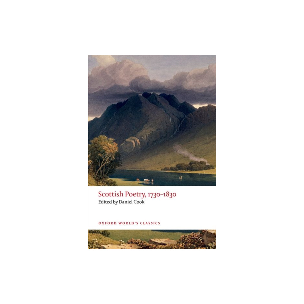 Produktbild för Scottish Poetry, 1730-1830 (häftad, eng)