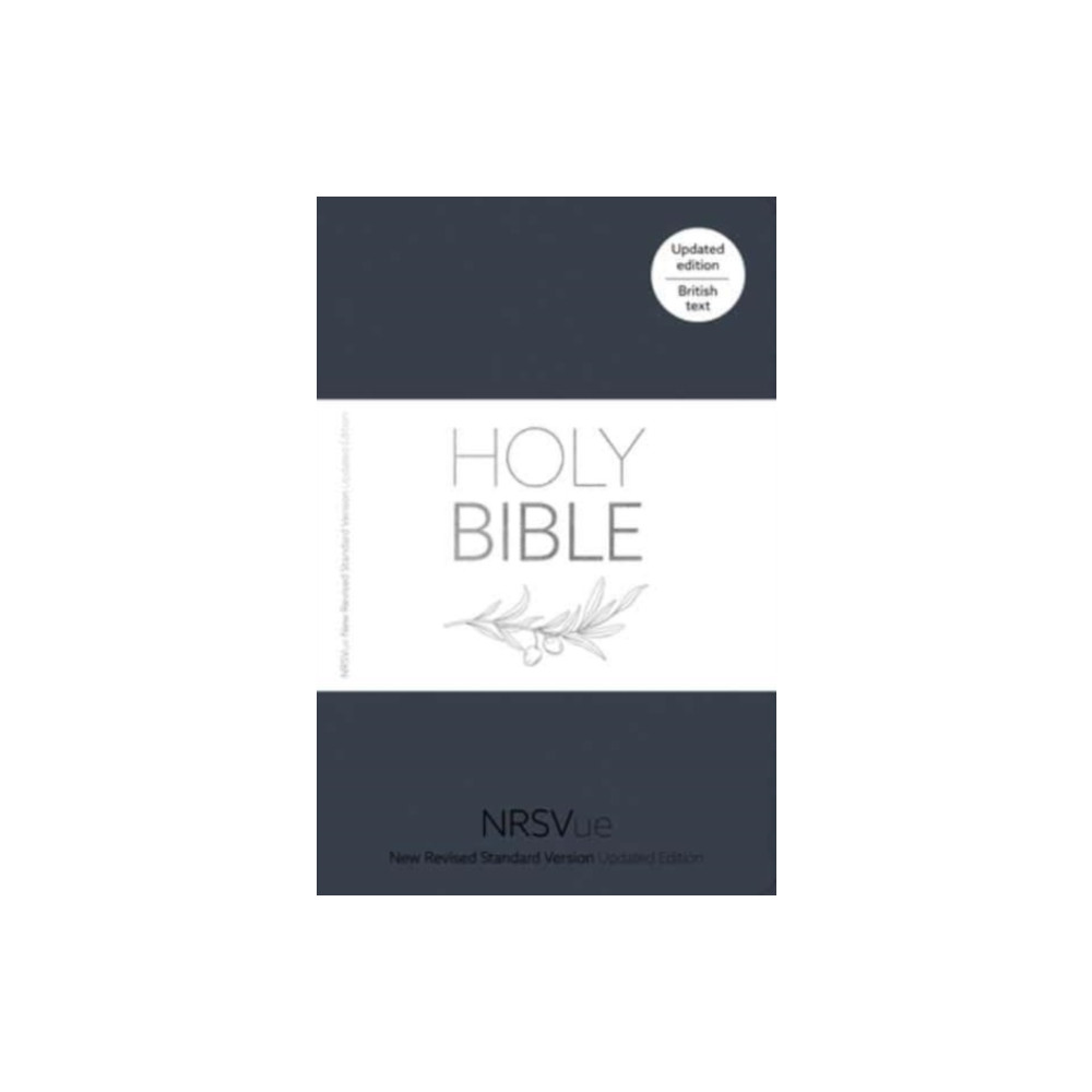 Produktbild för NRSVue Holy Bible, Navy Flexiback, Debossed Detail, Silver Ribbon Marker, British Text, NRSVue New Revised Standard Version Updated Edition, Flexiback, Personal size (häftad, eng)
