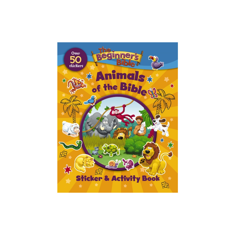 Produktbild för The Beginner's Bible Animals of the Bible Sticker and Activity Book (häftad, eng)