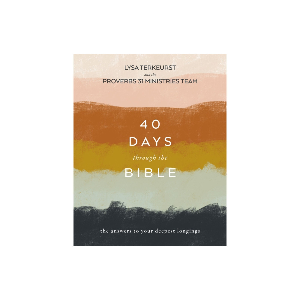 Produktbild för 40 Days Through the Bible (häftad, eng)