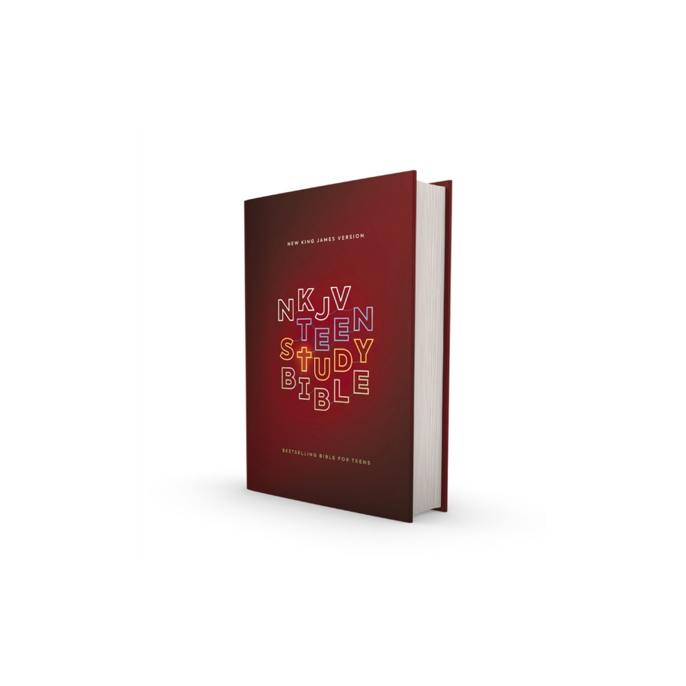Produktbild för NKJV, Teen Study Bible, Hardcover, Comfort Print (inbunden, eng)