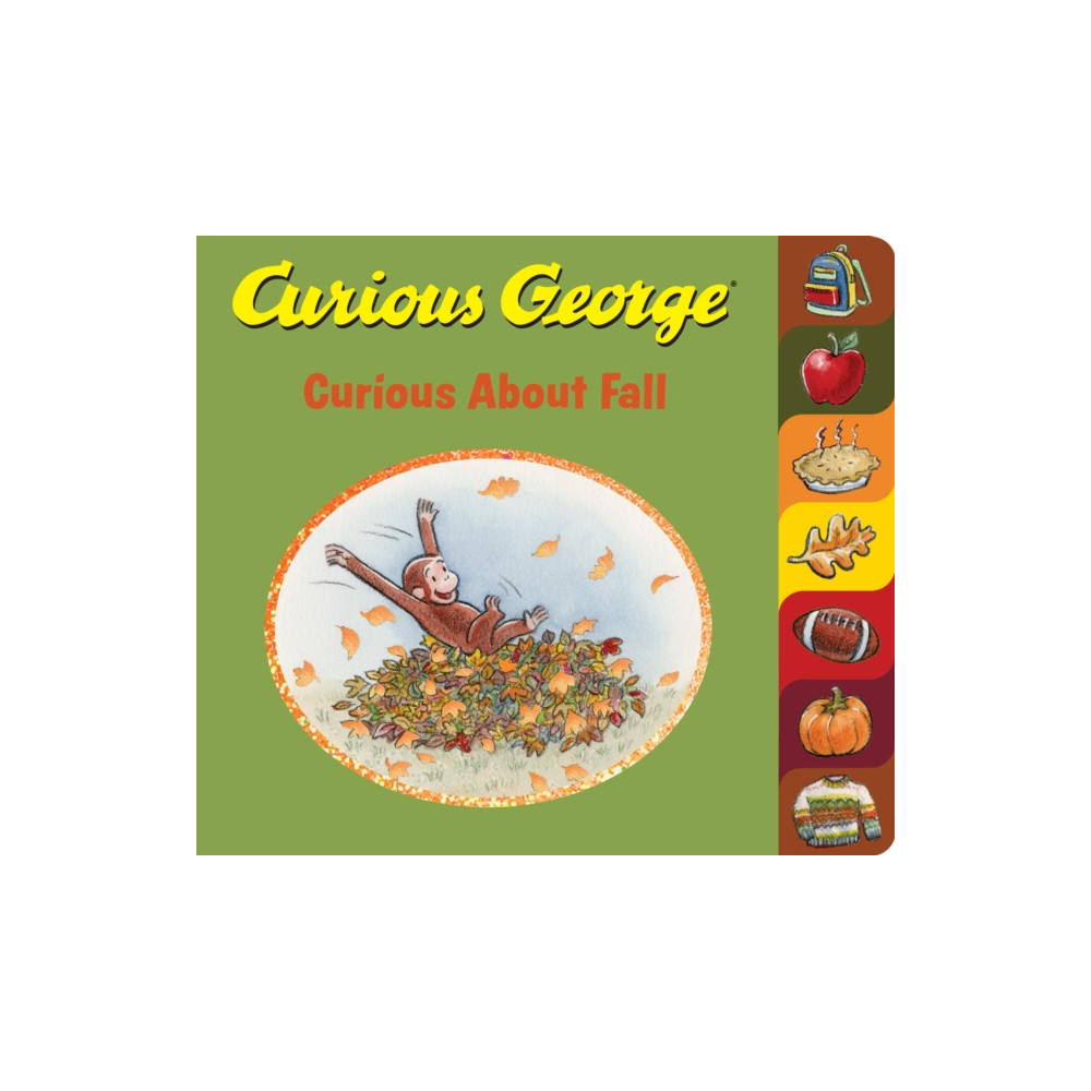 Produktbild för Curious George Curious About Fall Tabbed (bok, board book, eng)