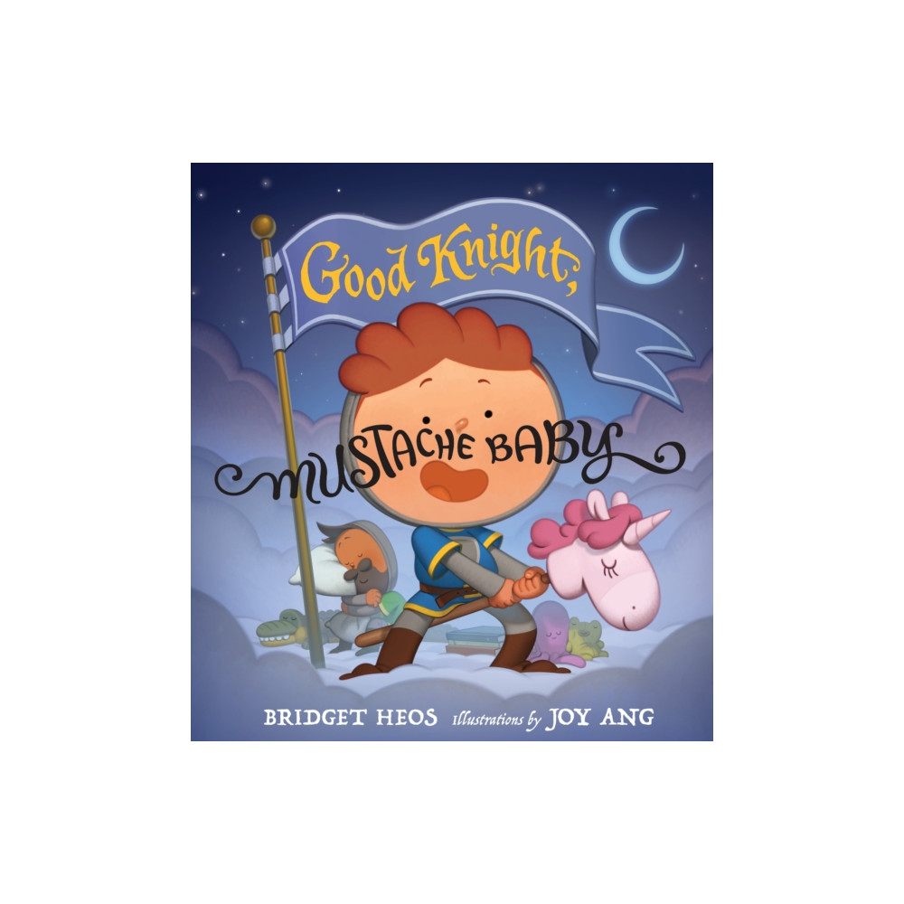 Produktbild för Good Knight, Mustache Baby (inbunden, eng)