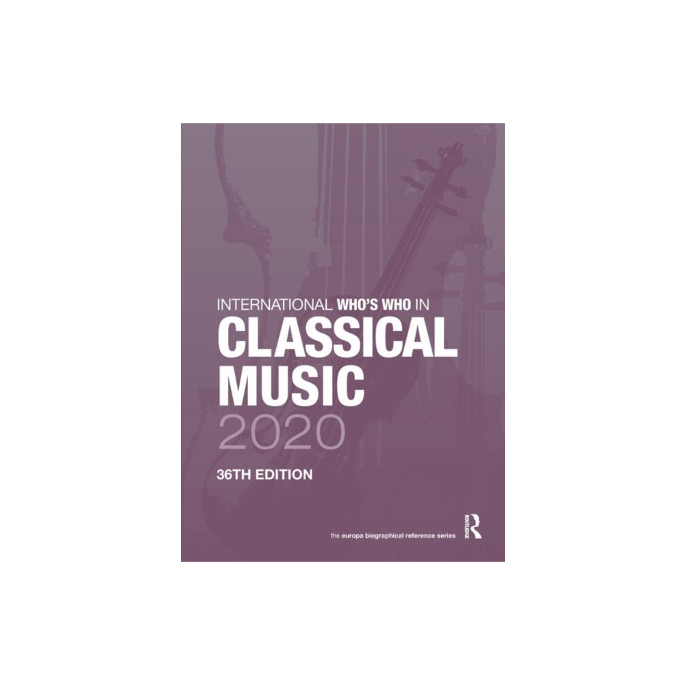 Produktbild för International Who's Who in Classical Music 2020 (inbunden, eng)