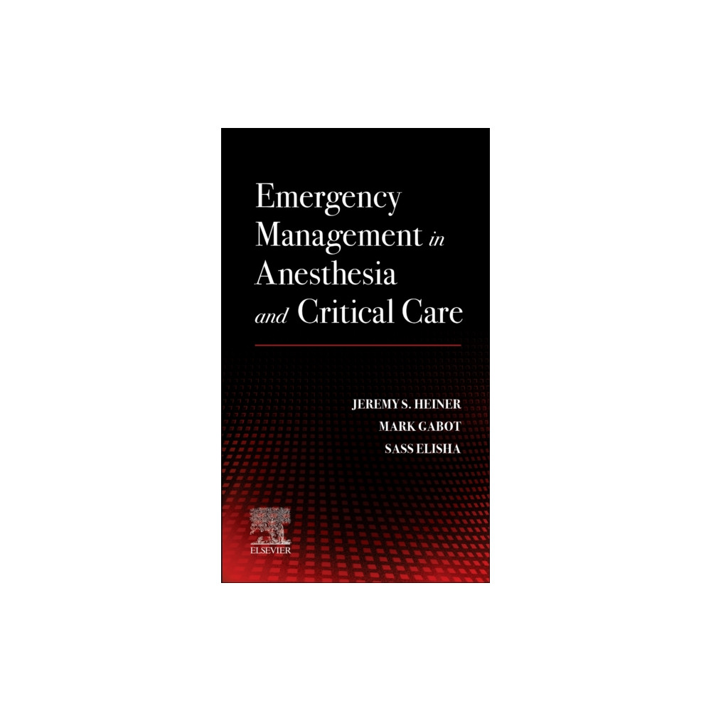 Produktbild för Emergency Management in Anesthesia and Critical Care (häftad, eng)