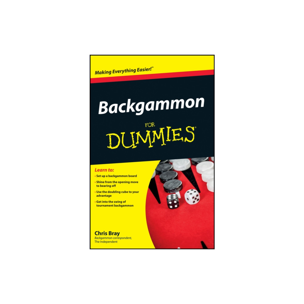 Produktbild för Backgammon For Dummies (häftad, eng)