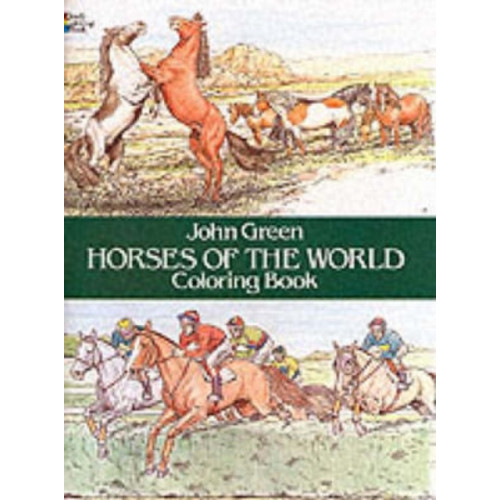 Dover publications inc. Horses of the World Colouring Book (häftad, eng)