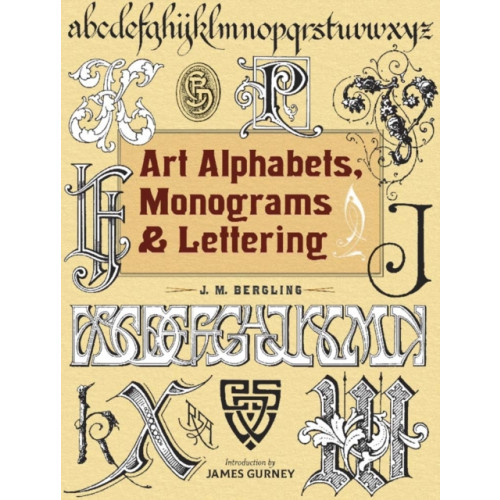 Dover publications inc. Art Alphabets, Monograms, and Lettering (häftad)
