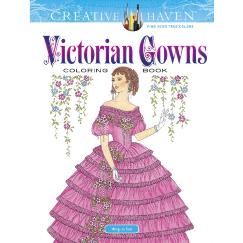 Dover publications inc. Creative Haven Victorian Gowns Coloring Book (häftad)