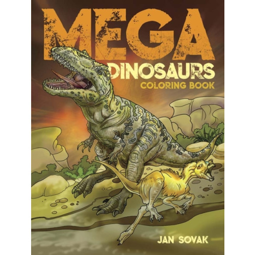 Dover publications inc. Mega Dinosaurs Coloring Book (häftad)