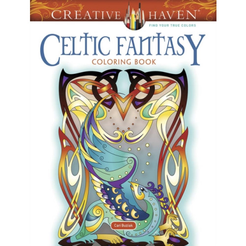 Dover publications inc. Creative Haven Celtic Fantasy Coloring Book (häftad)