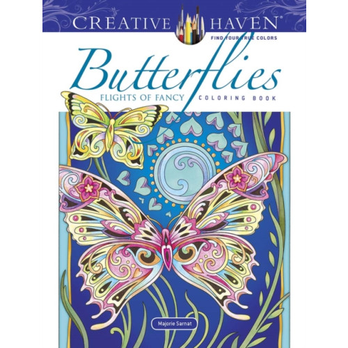 Dover publications inc. Creative Haven Butterflies Flights of Fancy Coloring Book (häftad)