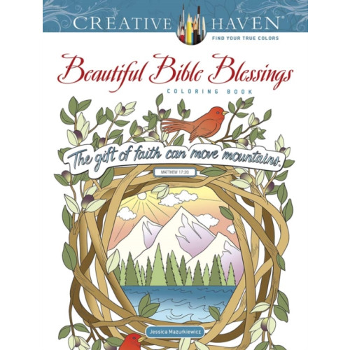 Dover publications inc. Creative Haven Beautiful Bible Blessings Coloring Book (häftad)