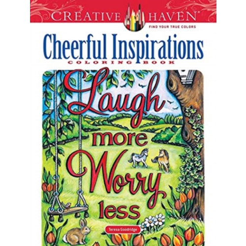 Dover publications inc. Creative Haven Cheerful Inspirations Coloring Book (häftad)