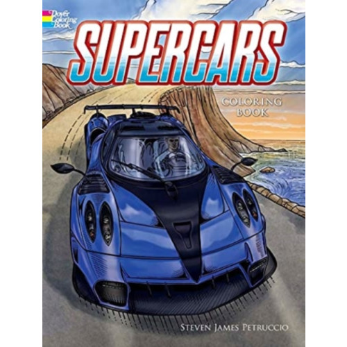 Dover publications inc. Supercars Coloring Book (häftad, eng)