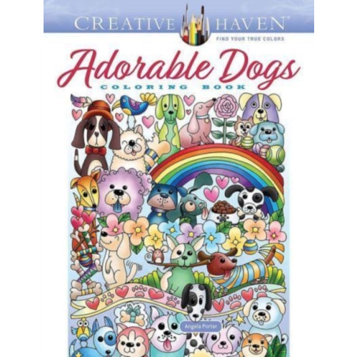 Dover publications inc. Creative Haven Adorable Dogs Coloring Book (häftad, eng)