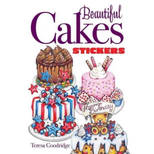 Dover publications inc. Beautiful Cakes Stickers (häftad, eng)