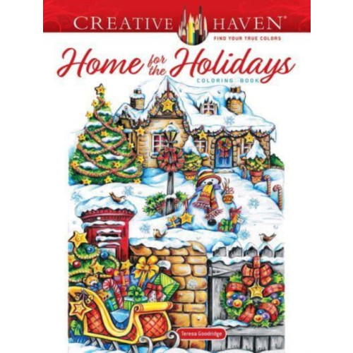 Dover publications inc. Creative Haven Home for the Holidays Coloring Book (häftad, eng)