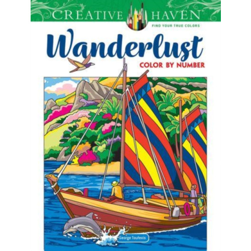 Dover publications inc. Creative Haven Wanderlust Color by Number (häftad, eng)
