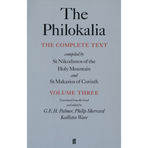 Faber & Faber The Philokalia Vol 3 (häftad, eng)