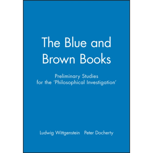 John Wiley And Sons Ltd The Blue and Brown Books (häftad, eng)