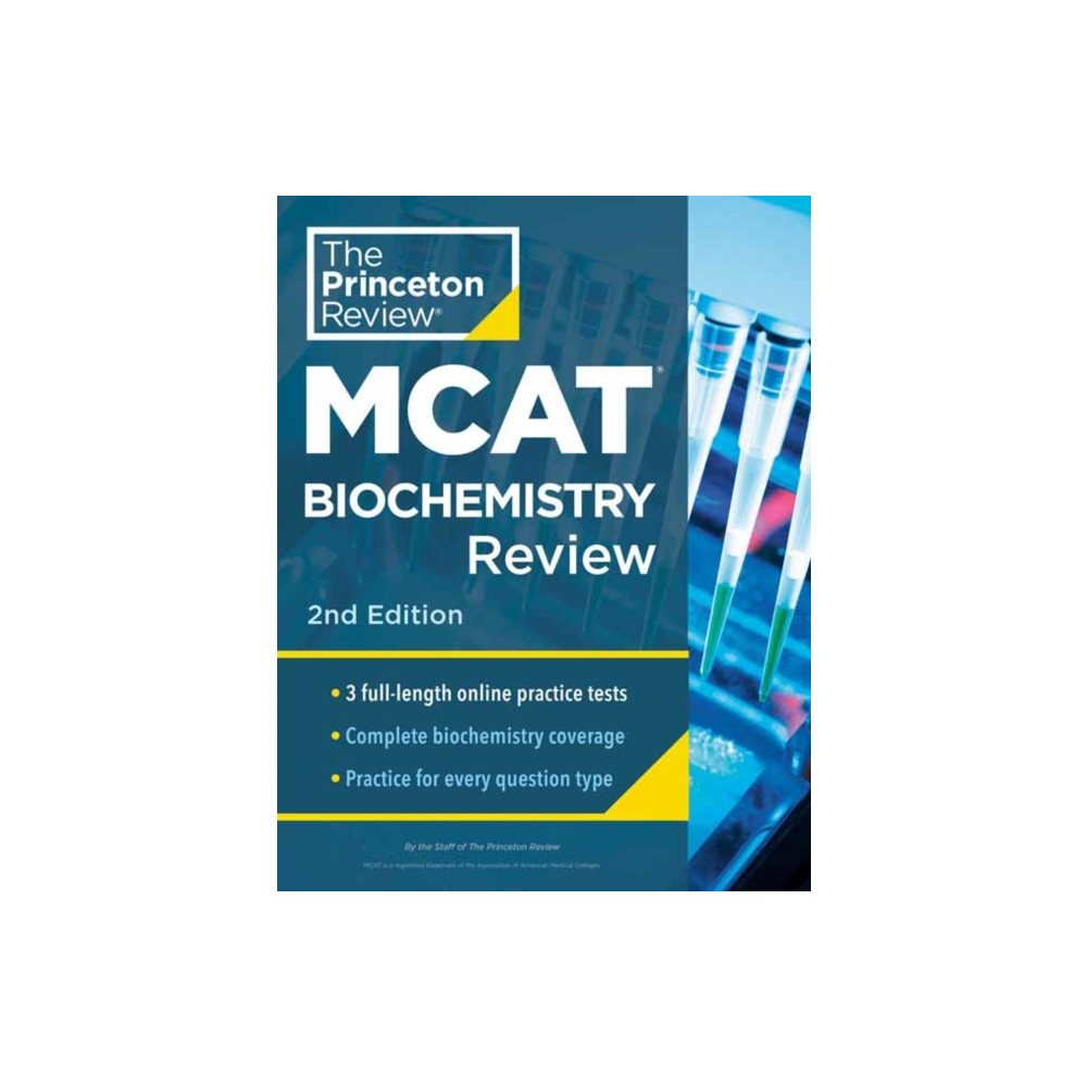 Produktbild för Princeton Review MCAT Biochemistry Review (häftad, eng)