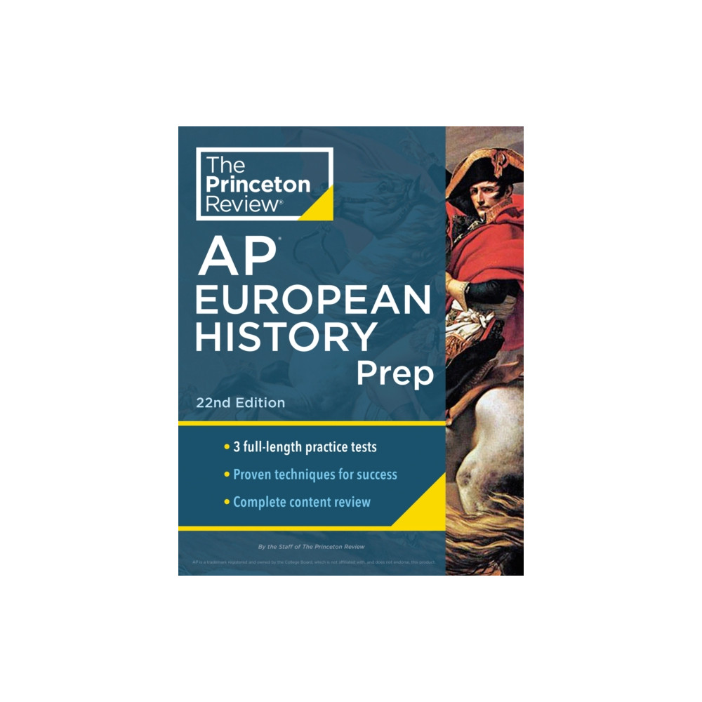 Produktbild för Princeton Review AP European History Prep, 2024 (häftad, eng)